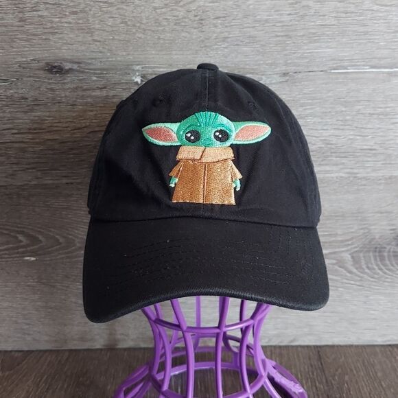 Disney Star Wars Mandalorian Baby Yoda Grogu Hat Baseball Cap Adjustable OSFM - Picture 1 of 7